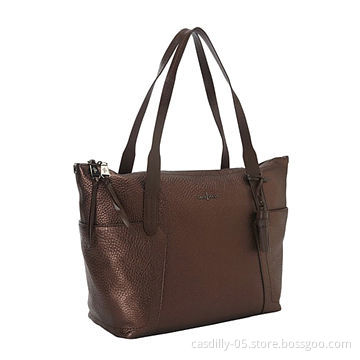 Handbags, made of leather